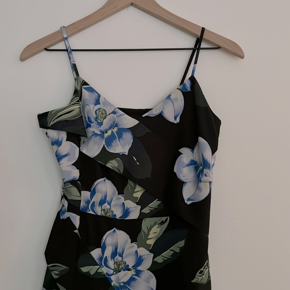 Perfect Floral Wedding Guest Banana Republic Dress Sz 0